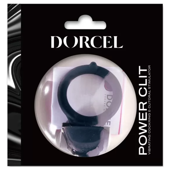 Dorcel Power Clit - anello vibrante per pene (nero)