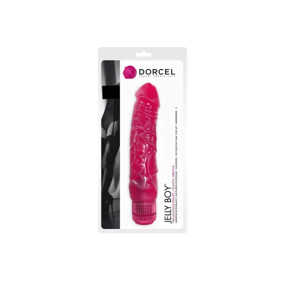 Dorcel Jelly Boy - realistico vibratore in gelatina (rosa)