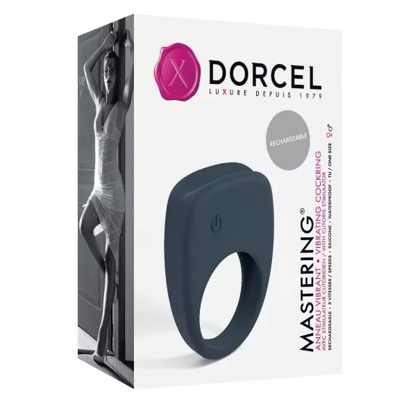 Dorcel Mastering - anello penieno vibrante ricaricabile (grigio)