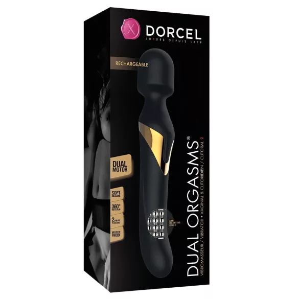 Dorcel - vibratore doppia stimolazione 2in1 - nero