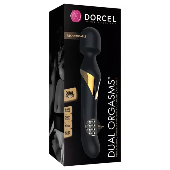 Dorcel - vibratore doppia stimolazione 2in1 - nero