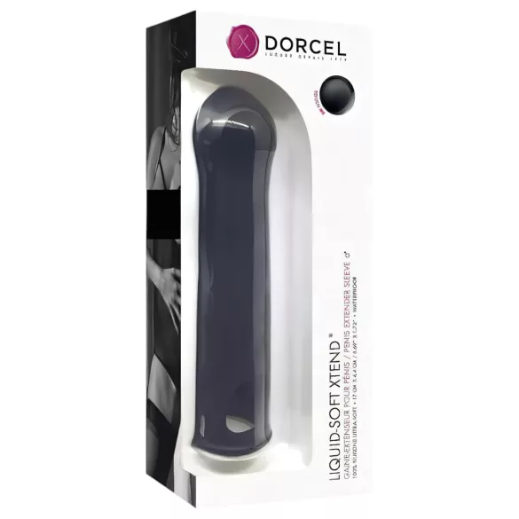 Dorcel Liquid-soft Xtend - guaina fallica (nera)