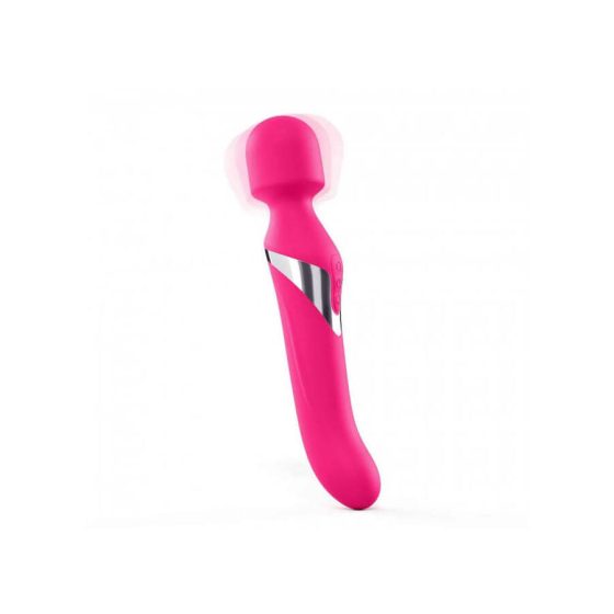Dorcel Orgasmi Doppi - vibratore massaggio ricaricabile 2in1 (rosa)