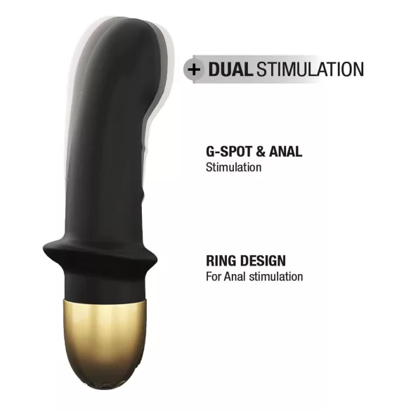 Dorcel Mini Lover 2.0 - vibratore G-spot ricaricabile (nero-oro)