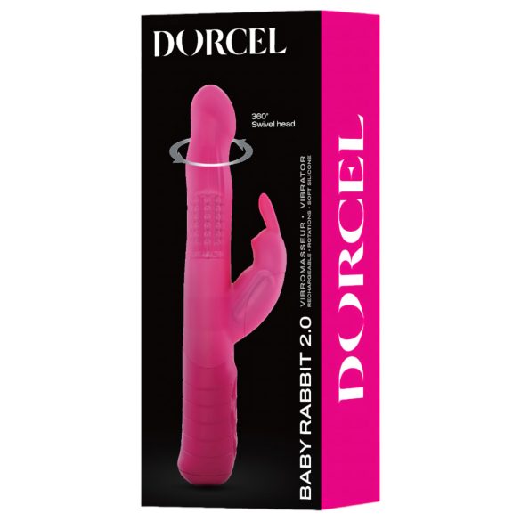 Dorcel Baby Rabbit 2.0 - vibratore clitorideo ricaricabile (rosa)