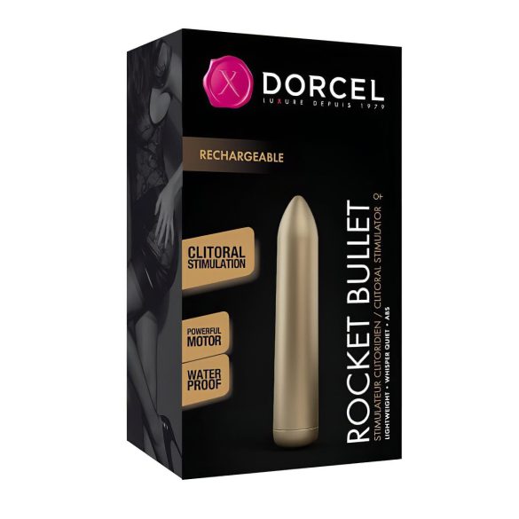 Dorcel Rocket Bullet - vibratore a forma di razzo (oro)