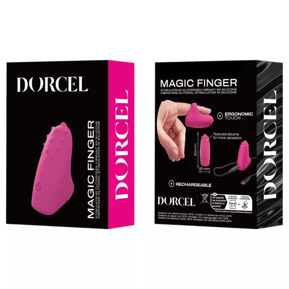 Dorcel Magic Finger - vibratore da dito ricaricabile (rosa)