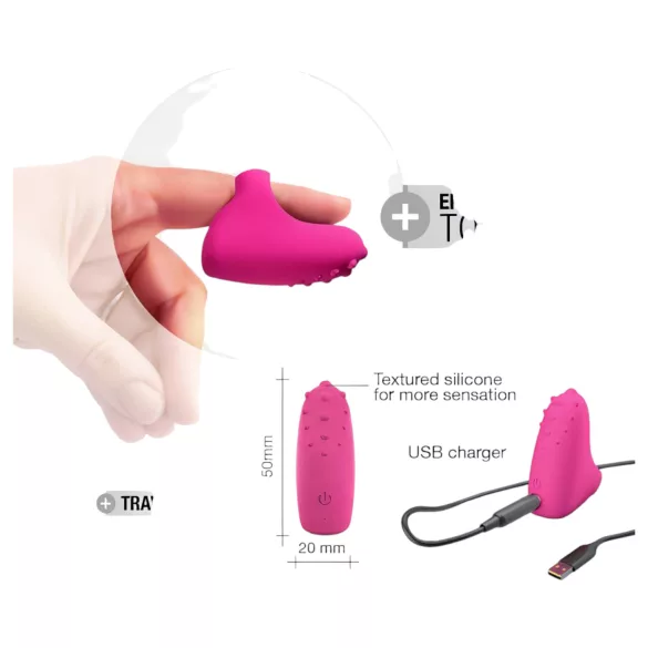 Dorcel Magic Finger - vibratore da dito ricaricabile (rosa)