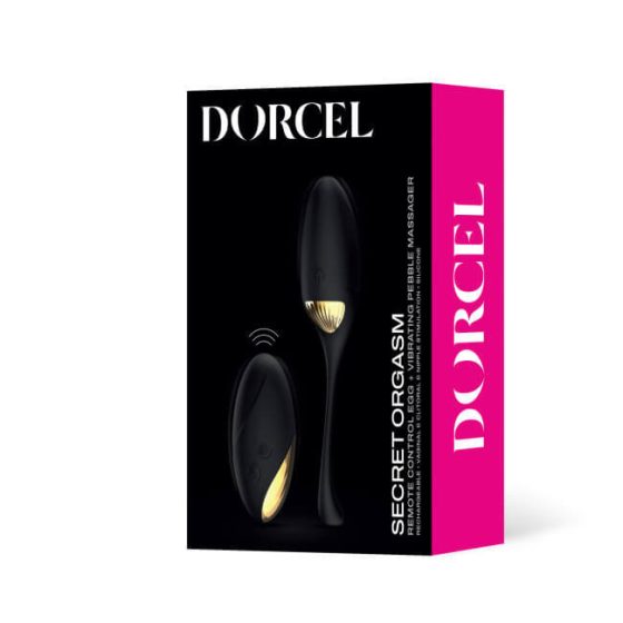 Orgasmo Segreto Dorcel - uovo vibrante ricaricabile con telecomando wireless (nero)