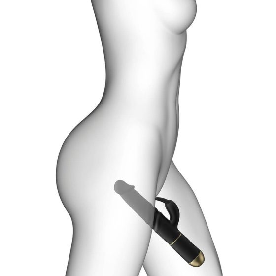 Vibratore Rabbit Furioso Dorcel 2.0 con perno clitorideo ricaricabile e con movimento thrusting (nero)
