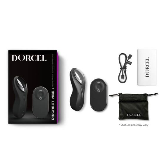 Vibratore per Clitoride Ricaricabile e Wireless Dorcel Discreet Vibe+ (Nero)