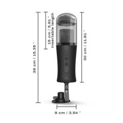   Masturbatore Dorcel Thrust Blow a batteria con piedistallo e funzione di spinta (nero)