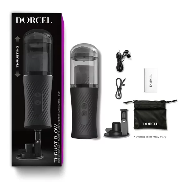 Dorcel Thrust Blow - masturbatore automatico ricaricabile - nero