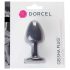 Dorcel Geisha Plug M - plug anale a sfere (nero)