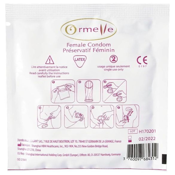 Ormelle Femail - preservativi femminili - 5 pezzi