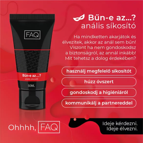 FAQ - Peccato usarlo...? Lubrificante anale (50ml)