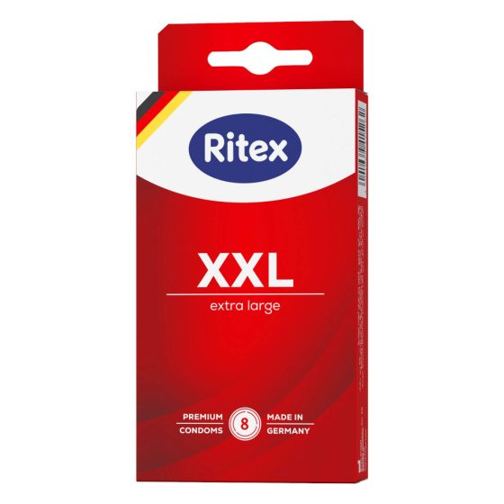 Preservativi Ritex XXL Extra Larghi e Lubrificati (8 pezzi)