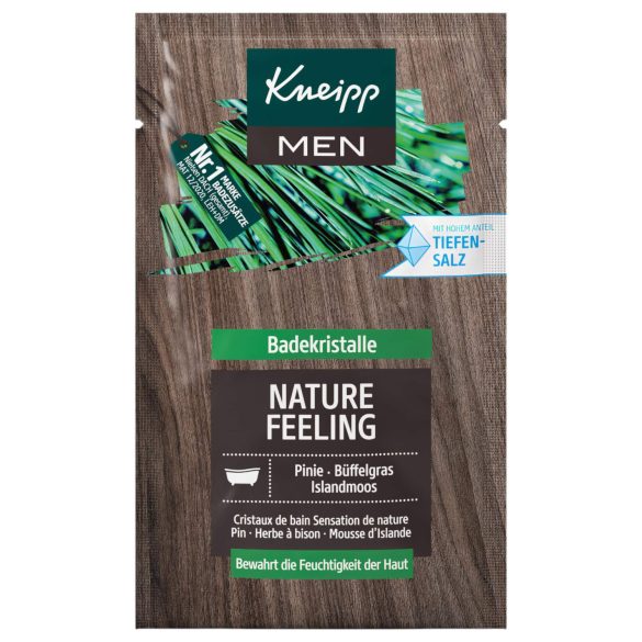 Cristalli da bagno Kneipp - Sensazione Naturale Uomo (60g)