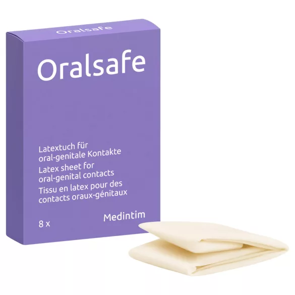Oralsafe - fazzoletti orali protettivi - confezione da 8 pezzi