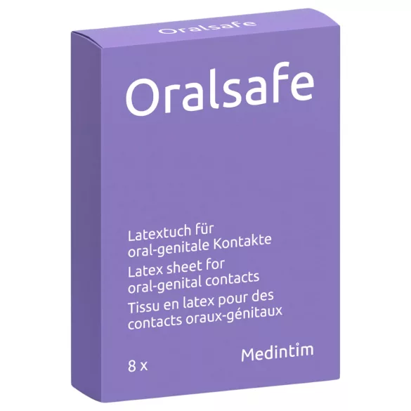 Oralsafe - fazzoletti orali protettivi - confezione da 8 pezzi