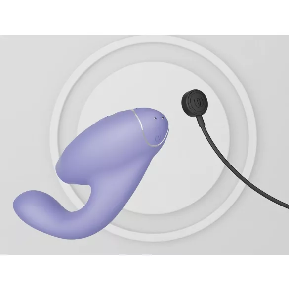 Womanizer Duo 2 - vibratore doppia stimolazione punto G e clitoride - viola