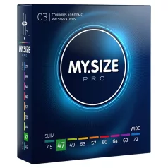 My.Size PRO - preservativi su misura - 47 mm (3 pz)