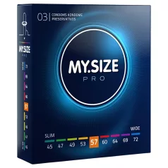 My.Size PRO - preservativi su misura - 57 mm (3 pz)