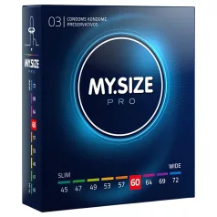 My.Size PRO - preservativi su misura - 60 mm (3 pz)
