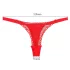 Panty Rose - tanga nascosto in rosa - rosso (S-L)