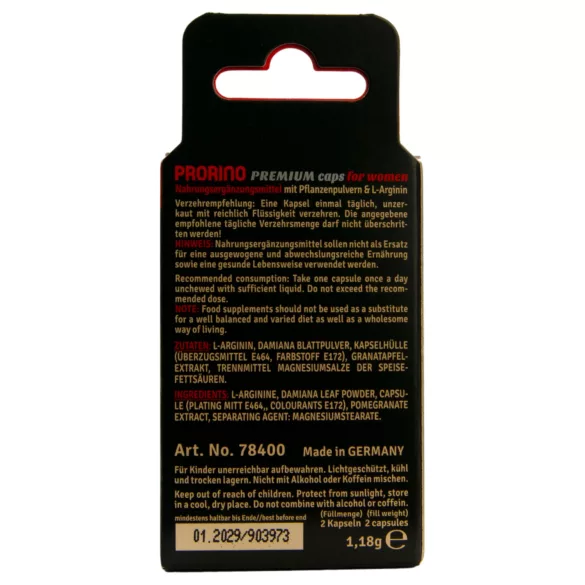 PRORINO - integratore alimentare per donne - capsule (2 pezzi)