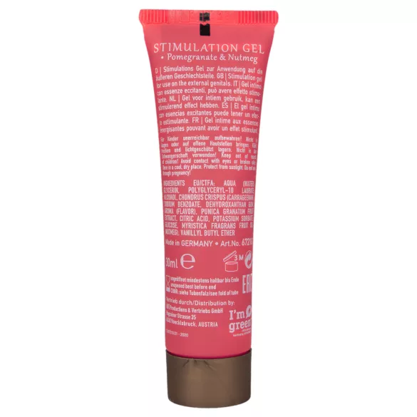 HOT Shiatsu - crema stimolante per donne - melagrana (30 ml)