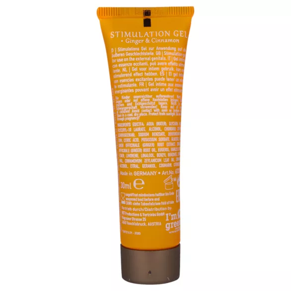 HOT Shiatsu - crema stimolante donna - zenzero e cannella 30ml