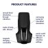 Satisfyer Uomo Vibrazione - vibratore punta ricaricabile (nero)