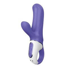   Satisfyer Magic Bunny - vibratore impermeabile e ricaricabile con bacchetta (blu)