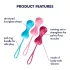 Satisfyer - set palline vaginali con sfere mobili - 3 pezzi