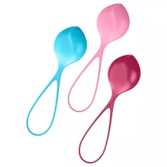   Satisfyer - set palline geisha - rafforzamento pavimento pelvico - 3 pezzi