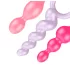 Satisfyer Booty Call - set plug anale - silicone colorato 3 pezzi