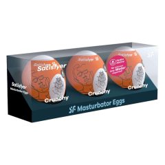   Kit Satisfyer Egg Crunchy - set di uova masturbatorie (3 pezzi)