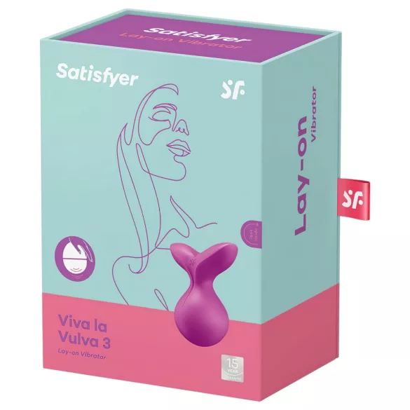 Satisfyer Viva la Vulva 3 - Vibratore Clitorideo (Viola)