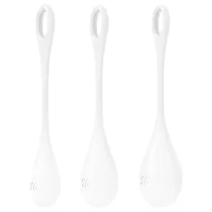   Satisfyer Yoni Power 1 - set palline vaginali - bianco - 3 pezzi