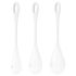 Satisfyer Yoni Power 1 - Set di palline geisha bianche (3 pezzi)