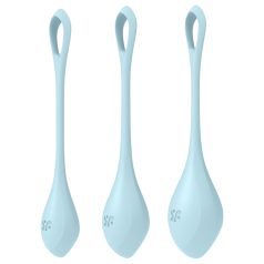  Satisfyer Yoni Power 2 - set palline vaginali - 3 pezzi - blu