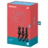 Satisfyer Booty Call - set plug anale - 3 pezzi - silicone nero