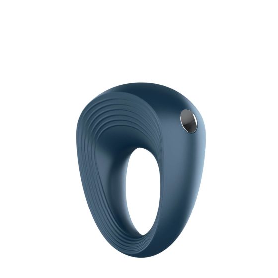 Anello Penico Vibrante Satisfyer Power Ring Ricaricabile USB e Impermeabile (Grigio)