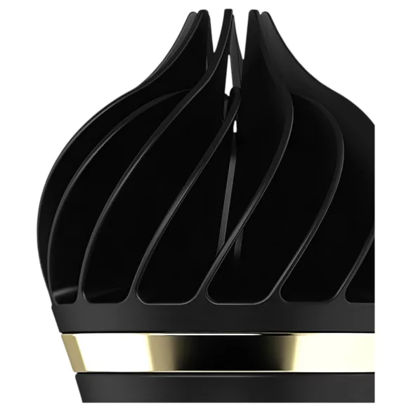 Satisfyer Sweet Treat - vibratore clitoride rotante ricaricabile - nero