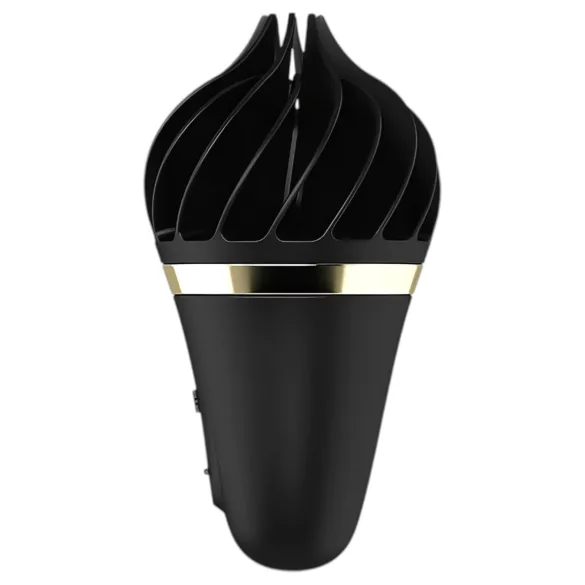 Satisfyer Sweet Treat - vibratore clitoride rotante ricaricabile - nero