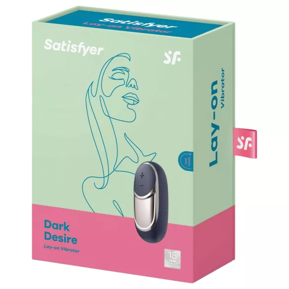 Satisfyer Dark Desire - vibratore clitorideo ricaricabile (nero)