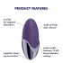 Satisfyer Purple Pleasure - vibratore clitorideo ricaricabile - viola