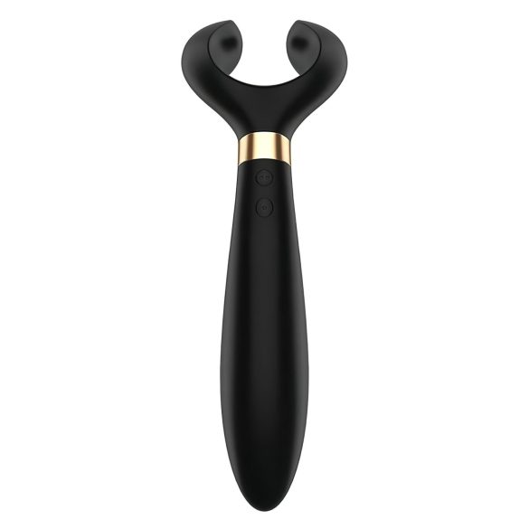 Satisfyer Endless Fun - vibratore per coppie, impermeabile e ricaricabile (nero)