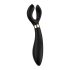 Satisfyer Endless Fun - vibratore per coppie, impermeabile e ricaricabile (nero)